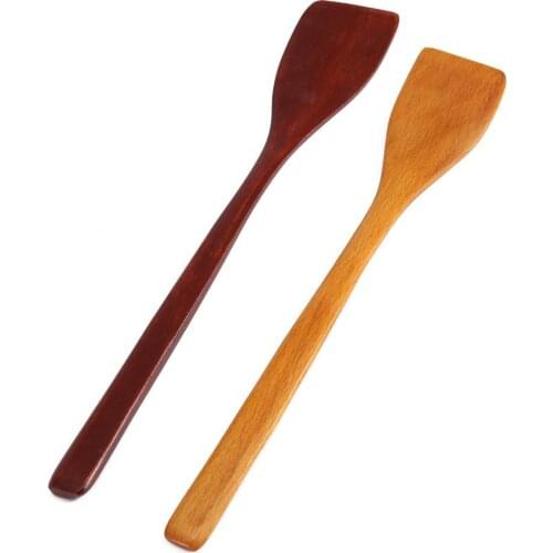 Home No-Stick Wooden Spatula Turner Fried Shovel Cooking Kitchen Utensils Cooking Spatula Dinner Food Wok Shovels Supplies