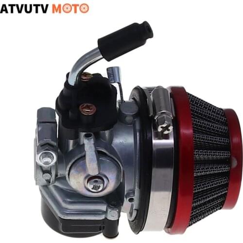 Two-Stroke Refitted Engine Carburetor with Air Filter for 37cc 49cc 50cc 60cc 80cc Motorized Bike Bicycle Dirt Pocket Bike ATV