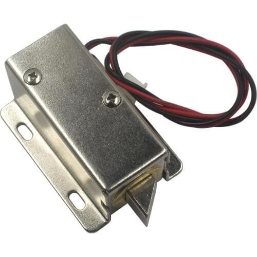 24V Cabinet Door Electric Lock Tongue Right Assembly Solenoid