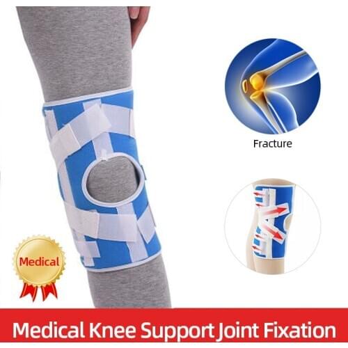 Medical Knee Fixation Sleeve Kneepad Stretch Belt Adjustable Knee Joint Stabilizer Orthopedic Arthritic Guard Strap