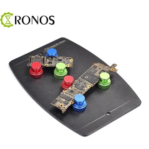 Multi-function Magnetic Fixture Magnetic Plate PCB Circuit Motherboard Fixing Tools with 6pcs Moving Magnetic Pins
