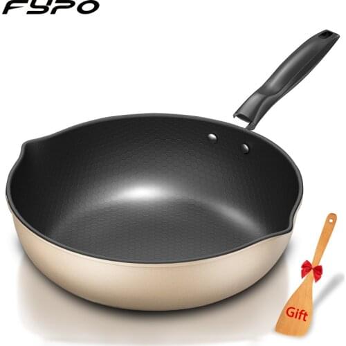Nonstick Frying Pan, Omelette Pan, Frying Pan for Induction All Hob Types, Oven Safe Aluminum Cookware, Nonstick Coating Wok