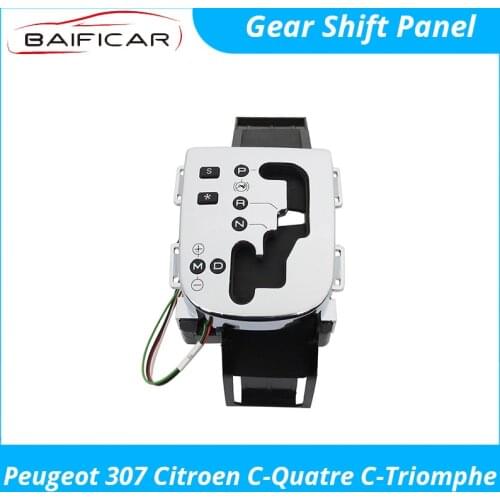 Baificar Brand New Genuine Gear Shift Panel Automatic AT Control 96704079VD For Peugeot 307 Citroen C-Quatre C-Triomphe