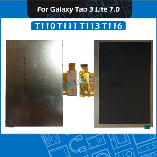 New T110 LCD Screen Panel For Samsung Galaxy Tab 3 Lite 7.0 SM-T110 T111 T113 T116 LCD Display Screen Panel Replacement
