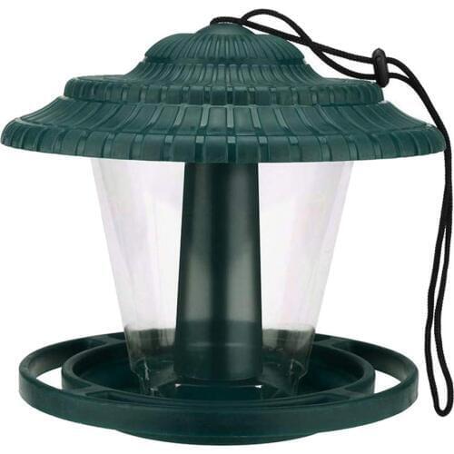 Hanging Bird Feeder Peanut Food Dispenser Container Garden Outdoor Feeding Tool