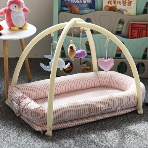 Portable Baby Crib Bionic Baby Carry Cot Uterus-like Crib Anti-pressure Sleeping Artifact Neonatal Crib Bed