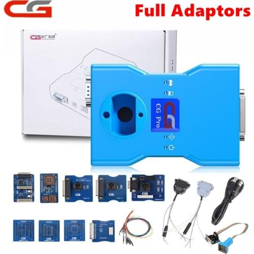 [EU/RU Ship] V2.2.3.6 CG Pro 9S12 Programmer Full Version with All Adapters including New CAS4 DB25 and TMS370 Adapter Key Prog
