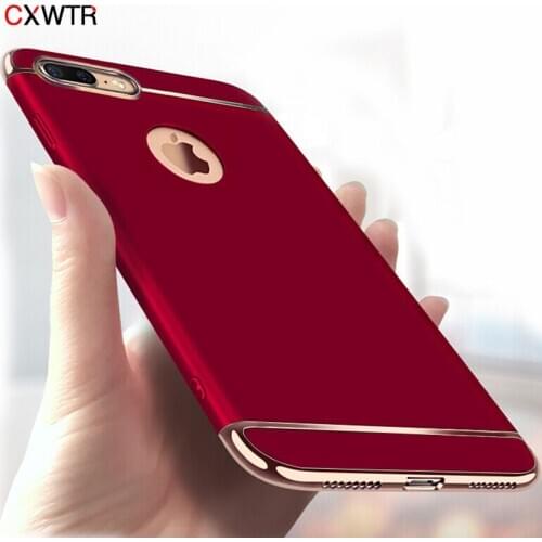 Luxury 360 Full Cover Plating Phone Case For iphone 11 12 Pro Max 6 6s Plus 7 8 Plus X XS Max XR PC Matte Hard Cover Case Capa