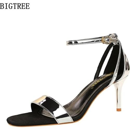 Patent Leather High Heels Sandals Women Mary Jane Shoes Ladies Shoes and Sandals Heels Women Pumps Sandals Women Luxury Brand
