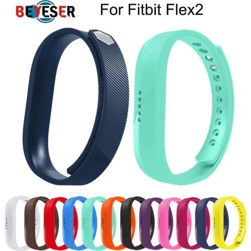 15 Colors Silicone Replace Wrist Band Strap Bracelet For Fitbit Flex 2 Smart Watch Smart Band Replace Bracelet For Fitbit Flex2