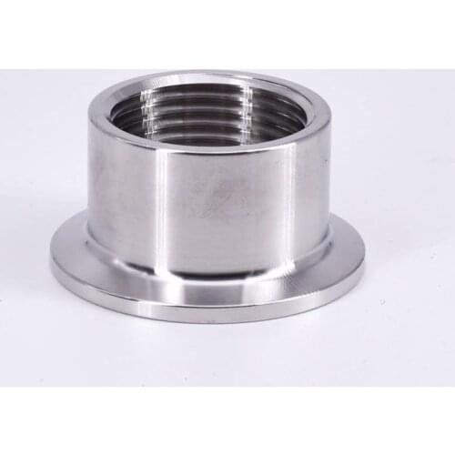 1" BSPT Female x 1.5" Tri Clamp SUS 304 Stainless Steel Sanitary Coupler Fitting Home Brewing Beer Short-Type