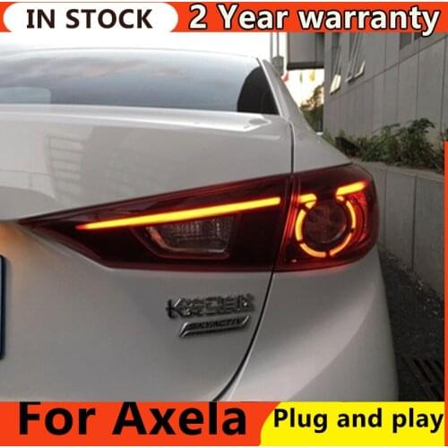 For Car Mazda 3 Tail Lamp 2014-2018 Mazda3 Led Fog Lights DRL Day Running Light Tuning Car Accessories Axela Tail Lights