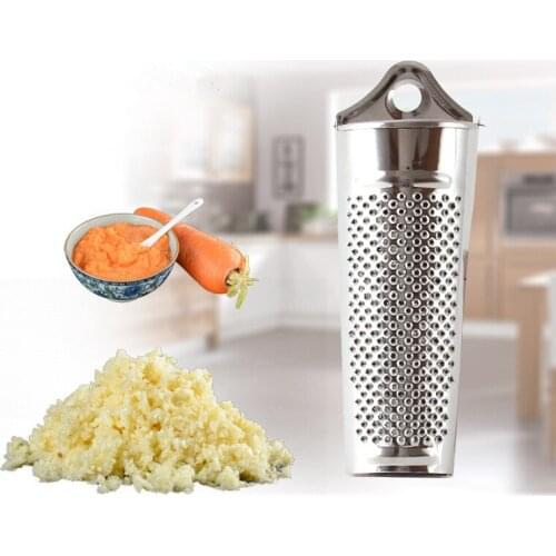 1PC Stainless Steel Versatile Hand Held Nutmeg Citrus Zester Ginger Grater Multifunctional Ginger Garlic Nut Planer OK 1063
