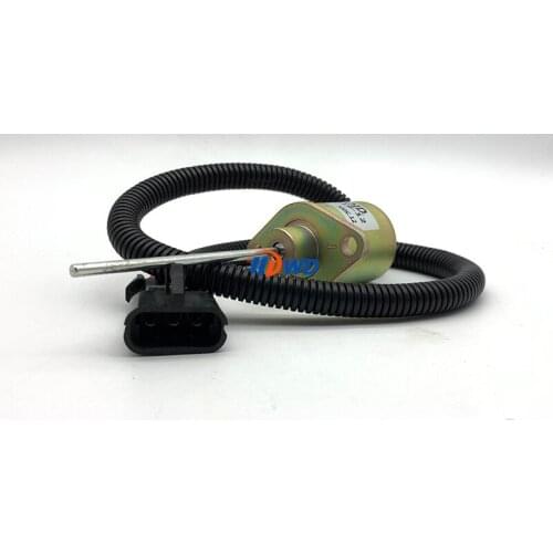 16271-60012 052600-4151 052600-4150 12V Stop Solenoid for Kubota Compact Tractor BX2200D Excavator KX41-2 KX61-2