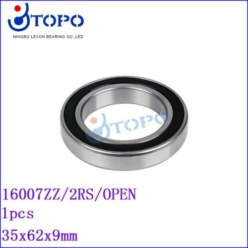 35*62*9mm Deep Groove Ball Bearings16007 ZZ/2RS/OPEN