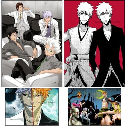 5d Diy Diamond Painting Anime Bleach Poster Japanese Classic Cartoon Diamond Mosaic Embroidery Cross Stitch Kits Home Decor Gift