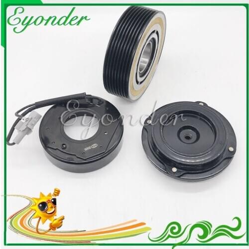 Auto AC A/C Air Compressor Pump Clutch Assembly Pulley PV8 7SBU17C for BMW 5-Series F18 F10 F11 523i 528i 530i 3.0 64529165808