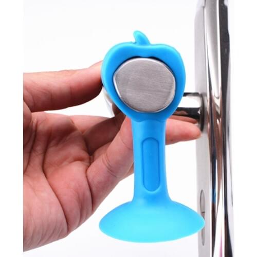 Mute Handle Silicone Anti-collision Door Knob Cushion Door Stopper Buffer Pad Furniture Wall Protect Handle Lock Buffer Silencer