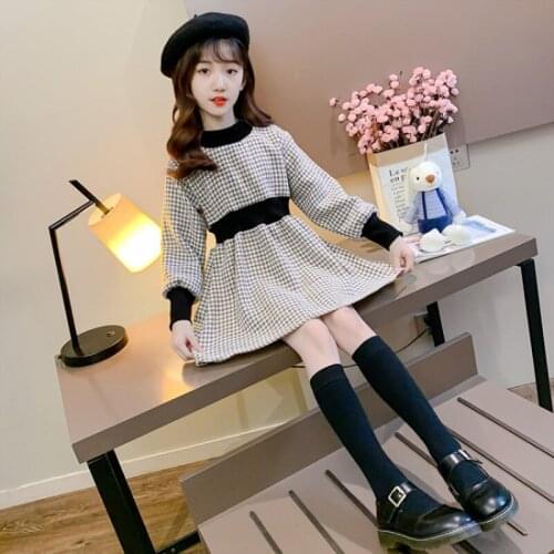 Girl Dress Kids Baby Gown 2021 Slim Spring Autumn Toddler Formal Party Outfits Sport Teenagers Dresses Cotton Children Clothing