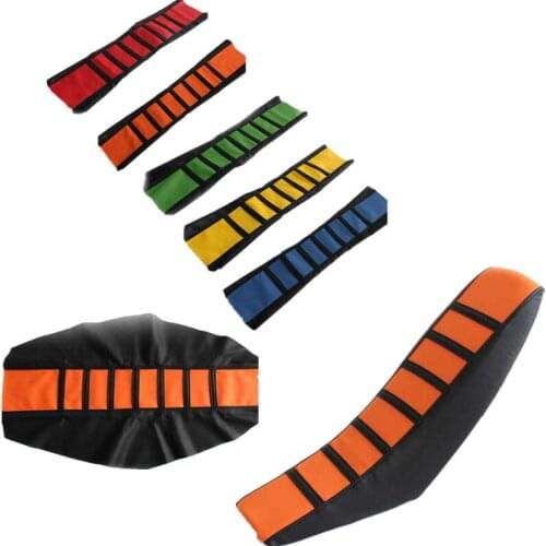For KTM 85 105 125 150 200 250 300 350 450 500 525 SX EXC XC SXF XCW Motocross Motorcycle Ribbed Gripper Soft Seat Cover