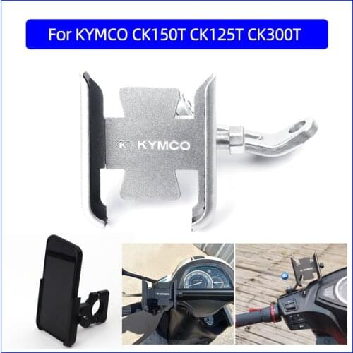 For KYMCO CK150T CK125T CK300T RevoNEX Xciting S 400 Motorcycle accessories handlebar Mobile Phone Holder GPS stand bracket