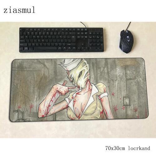 Silent hill mouse pad 70x30cm gaming mousepad animeHigh quality office notbook desk mat big padmouse games pc gamer mats