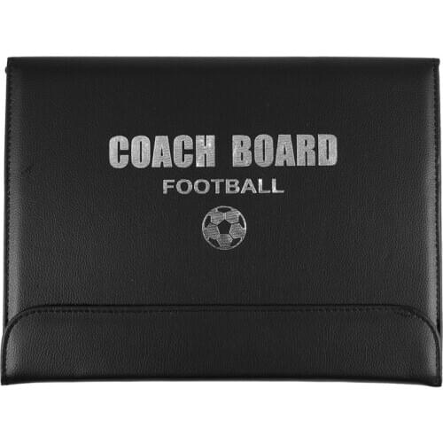 Quality Portable Trainning Assisitant Equipments Football Soccer Tactical Board 2.5 Fold Leather Useful Teaching Board