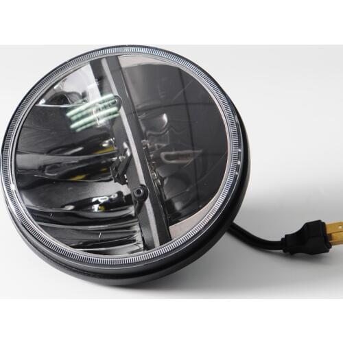 NIC-LIGHT Round LED Headlight Motorcycle 7 Inch High Low Beam For Harley Led Headlight Headlamp For V-star Road Star