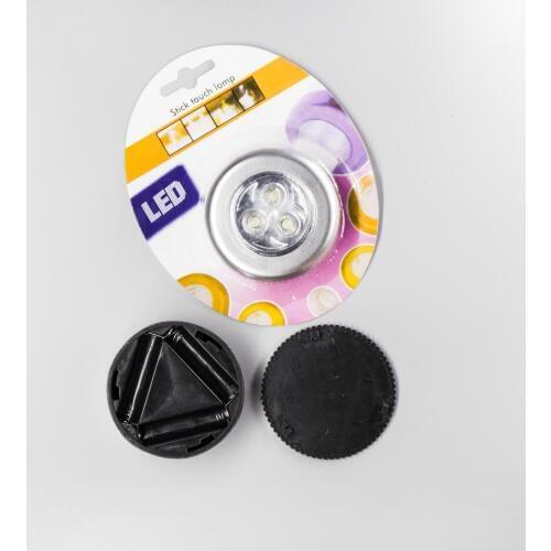 Car Home Battery Powered 3LED Light Tap Push Stick Touch Night Emergency Car Lamp car accessories Car accessories interior