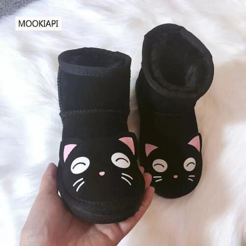 The latest high quality childrens shoes of Australian brand in 2020, 100% real leather, warm childrens snow boots, 5 colors