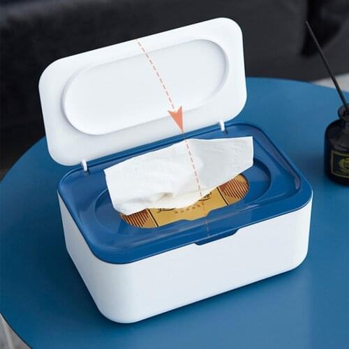 New Tissue Box Wet Tissue Holder Baby Wipes Paper Storage Box Paper Towel Dispenser Home Napkin Organizer Kitchen Cocina