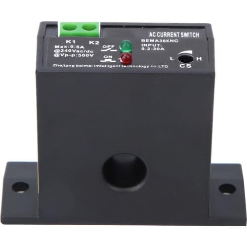 New Sensing Switch Flameproof Adjustable AC Sensing Switch 0.2~30A Self-Powered Sensing Switch Dropshipping