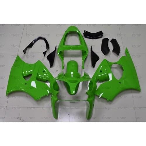 Ninja ZX-6r 2001 Motorcycle Fairing for Kawasaki ZX6r 2000 - 2002 Green Bodywork Ninja ZX-6r 2001 Abs Fairing