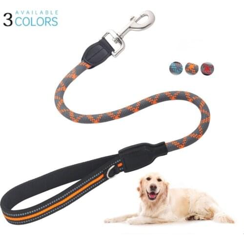 Short Large Dog Traction Rope Big Dog Traction Reflective Climbing Rope Walking Training Pet Supplies Mascotas Arnes Perro
