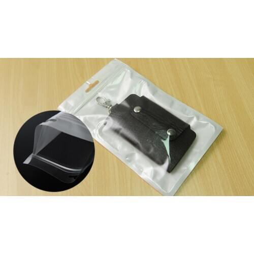 3000pcs/lot 12*20cm Zipper Clear white retail plastic package bag Electronic Accessories poly bag Gift Wrap Food bag Reclosable