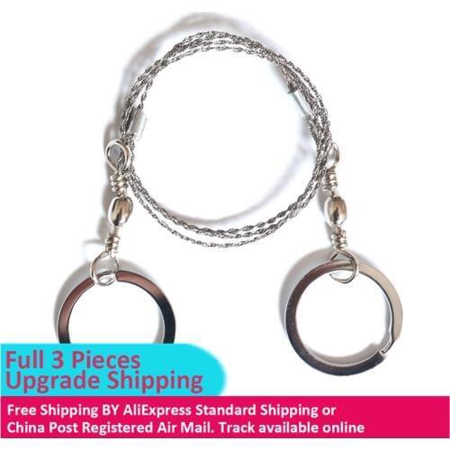 Portable Stainless Steel Wire Saw Outdoor Survival Self Defense Personal Camping Hunting Saw Tools