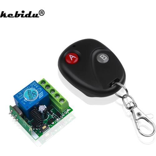 Newest 433 Mhz Remote Controls RF Transmitter with Wireless Remote Control Switch DC 12V 1CH relay Receiver Module