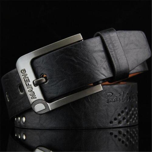 Mens Rivet Belt Fashion Trousers Pin Buckle Belt Wild Retro Strap Male New Luxury Belt Cummerbunds ceinture homme