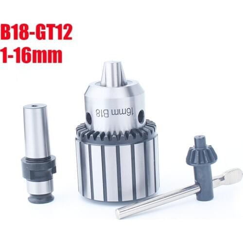 B18-GT12 1-16MM Drill Chuck Adapter Special for Pneumatic Tapping Machine Collects