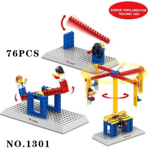 Building Kits for Kids Mechanical Engineering Toys 3 In 1 Structures Plastic Building Blocks Bricks Kids DIY Model Collection