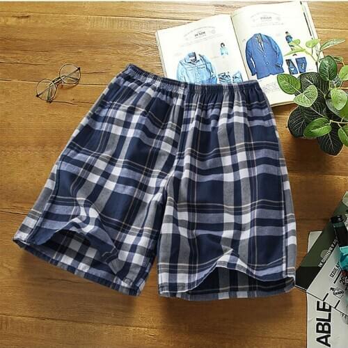 Womens Pants New Summer Shorts Large Size Thin Casual Plaid Pants Loose And Breathable Vintage Harajuku Dropshipping Para
