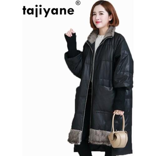 Real Coat Fur Genuine Leather Jacket Sheepskin Coat Autumn Winter Jackt Women Clothes 2021 Korean Mink Fur Down Coats ZT1438