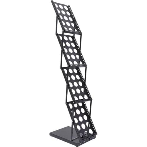 1Pc Folding Brochure Stand Foldable Magazine Rack Trade Show Brochure Holder