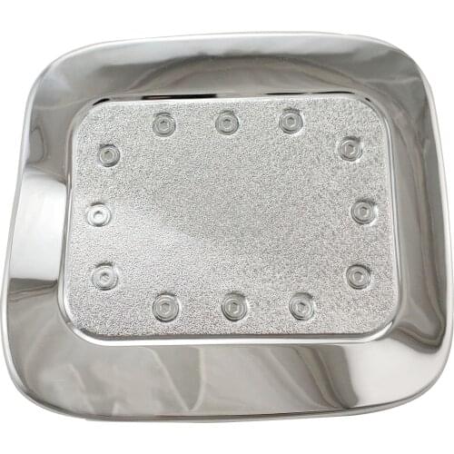 1998-2004 For Toyota Land Cruise 4500 LC100 FJ100 ABS Chrome Car accessories Styling Auto Oil Fuel Tank Cover