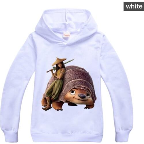 2021 Girls cute Raya and The Last Dragon Hoodie Kids Clothes Funny Hoodies for Teen Girls Baby Boys Sweatshirt Children Costume