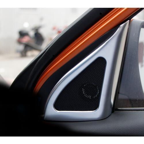 Car Pillar A Audio Speaker Tweeter Frame Covers Trim interior For Hyundai Creta IX25 2015 2016 2017 2018 car accessories