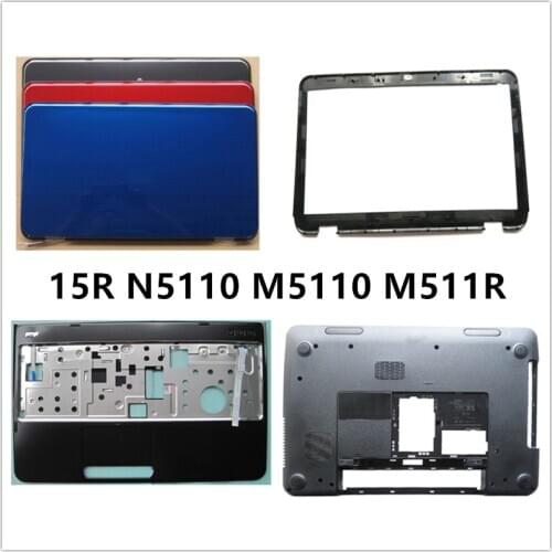 New laptop For DELL 15R N5110 M5110 M511R LCD Back Cover Top Case/Front Bezel/Palmrest/Bottom Base Cover Case