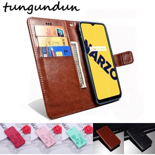 Phone Flip Case For OPPO Realme Narzo Protective Cover PU Leather TPU Silicone Case For Realme Narzo 10 A Protector Shell Bag