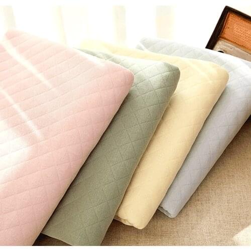 Polyester-Cotton Double-Layer Quilted Fabrics By Half Meters For Sewing Baby Quilts Sofa Cushions Home Textile Sewing Materials
