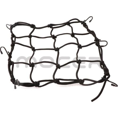 30cm x Motorcycle Bike Helmet Holder 6 hooks Hold down Mesh Net Bag Luggage Cargo Auto Car Styling XP008